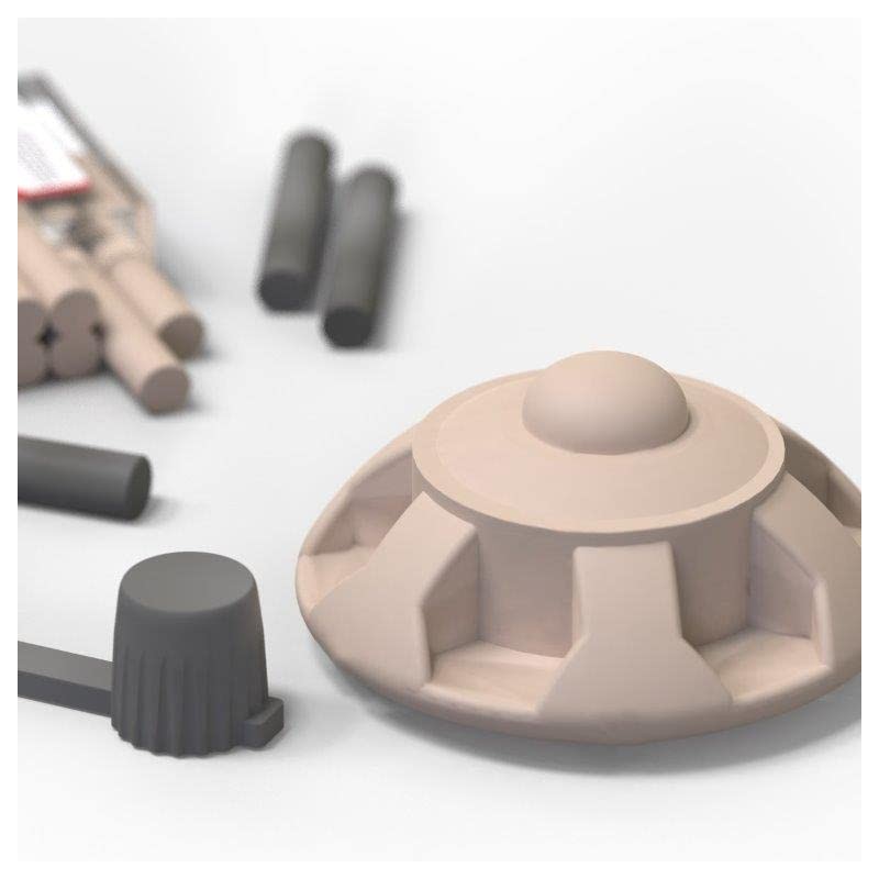 TFC SuperClay I Permanent Plastic Clay I Modelling Clay I