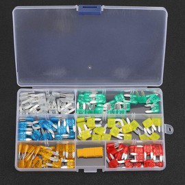 120pcs Blade Fuses,Mini Automotive Fuse Kits,(5A/10A/15A/20A/25A/30A) Fast Fuse Box Kits,Blade-Type Plug-in Electrical Fuses for Car Truck Boat Protection