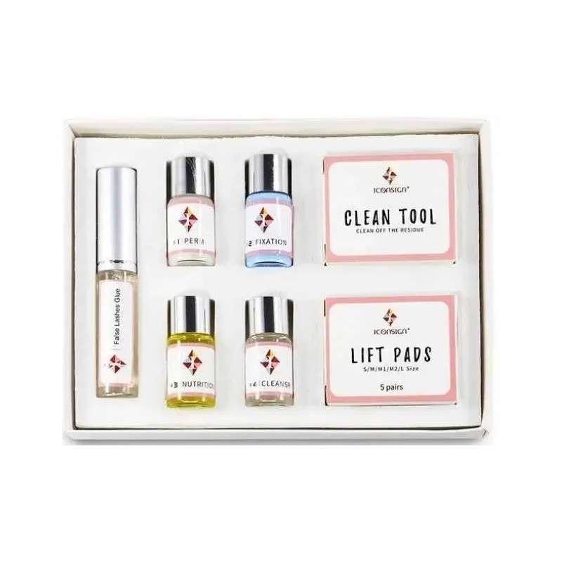 Kit Lash Lifting De Pestañas Rizado Marca Iconsign.dama.ojos