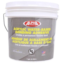 Alpha Systems 8011 Acrylic Water Based Bonding Adhesive - 1 Gallon