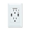 Nineleaf Wall Mount Charger Power Socket USB Wall Charger with