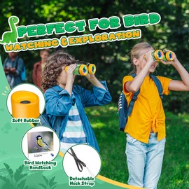 Binoculars for Children, Toy from 3-12 Years Boys Gift Boy 4 5 6-12 Years Children's Binoculars Detective Set Children's Toy from 3-12 Years Gifts for Children Binoculars Children Dinosaur Toy