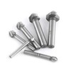 HSS Countersink Cutter Bits, 6.3mm/8.3mm/10.4mm/12.4mm/16.5mm/20.5mm 3-Flute Round Shank Countersink Cutter