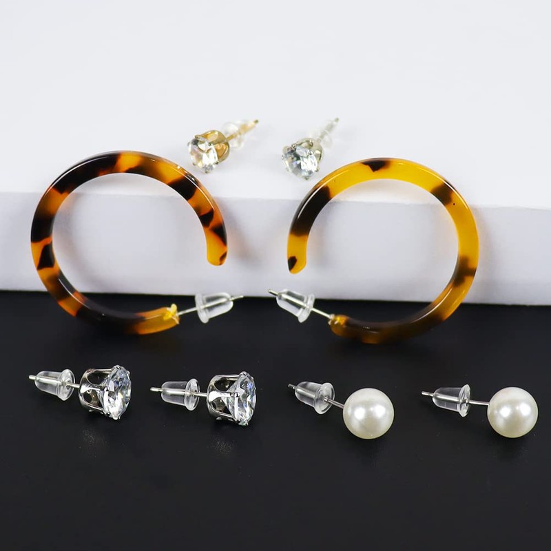 200pcs Earring Backs for Studs Earring Back Soft Clear Ear