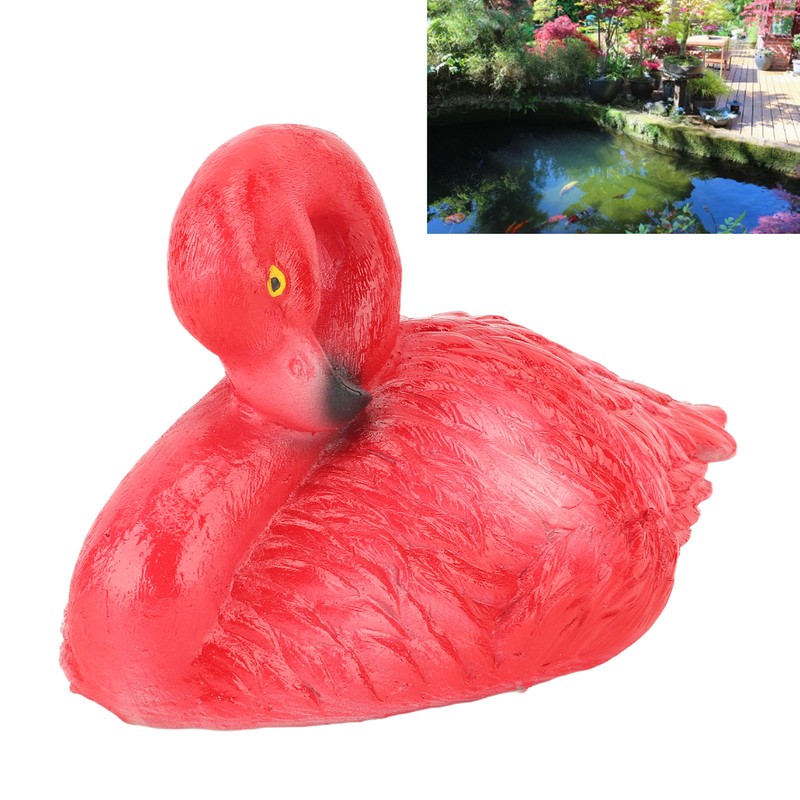 Flamingo Decorations Floating Flamingo Ornaments for Fish Pond Fish Tank