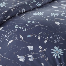 Southshore Fine Living, Inc. 3-Piece Printed Duvet Cover Set, Secret Meadow Blue, King/California King