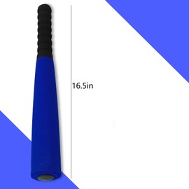 Aoneky 16.5 inch Min Foam Baseball Bat for Kids - Indoor Soft Super Safe T Ball Bat Toys for Kids Age 1 Years Old (Blue)