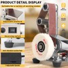 NuoDunco 3-In-1 Mini Belt Sander - Adjustable Speed Electric Grinding