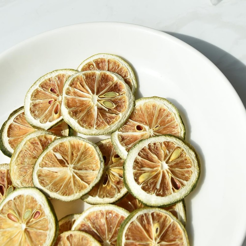 Dehydrated Dry Lime For Cocktails, Dried Lime Slices 8.8oz/250g, 100%