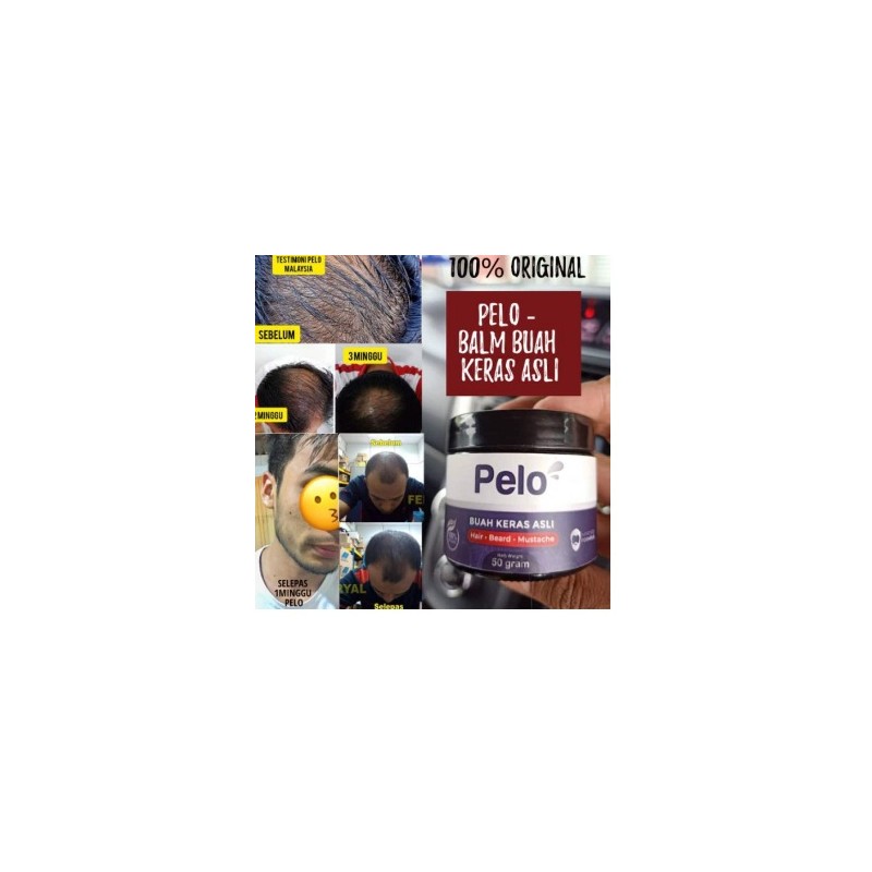 PELO Hair growth- PELEBAT RAMBUT DAN JAMBANG - BALM BUAH