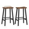 VASAGLE Bar Stools Set of 2, Counter Height Stools, Bar