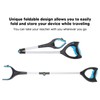 Foldable Reacher Grabber Tool Folding Pick Up Stick Telescoping Pick