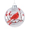 Giftcraft 664526 - Adorno redondo plano con pájaro, 11,4 cm