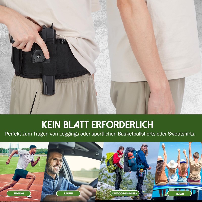 AGPtek Outdoor Sports Holster Tactical Stealth Belt Holster for Airsoft