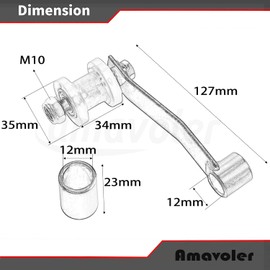 amavoler Chain Slider Tensioner Adjuster Roller Fit For ATV Go Kart 110cc 125cc 150cc 200cc 250cc with 420 428 530 Chain. Professional After-sale Parts.