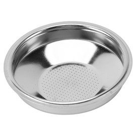 Portafilter Basket Coffee Filter, 51mm Coffee Filter Basket Reusable Single Layer Stainless Steel Coffee Portafilter Basket Espresso Portafilter Basket for 51mm Portafilter