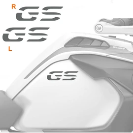 BLACK DOVES GRAPHICS 2pcs Stickers Compatible with Motorrad Tank Sides R 1200 1250 GS Adventure LC (Grey)
