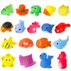 Heyu-Lotus Pack of 18 Baby Bath Toys, Water Toys, Bathtub