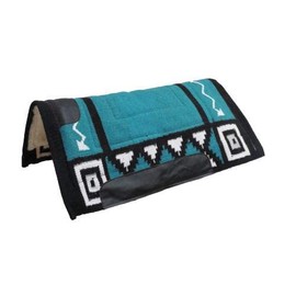 Showman 36" x 34" Woven Wool Top Cutter Style Saddle Pad