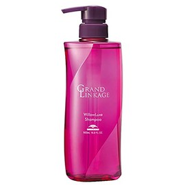 Milbon Grand Linkage Willow Luxe Shampoo, 16.9 fl oz (500 ml), Supple (For Normal Hair) Shampoo