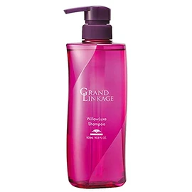 Milbon Grand Linkage Willow Luxe Shampoo, 16.9 fl oz (500 ml), Supple (For Normal Hair) Shampoo
