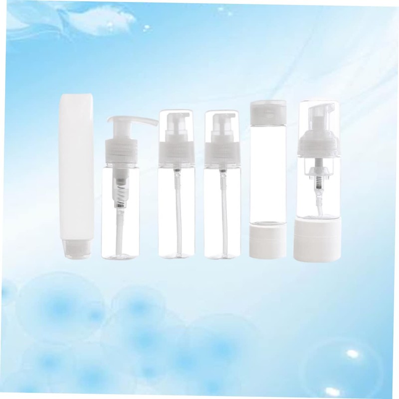 NOLITOY Travel Accessories Kit 5pc Press Pump Bottles Petg Subpackaging