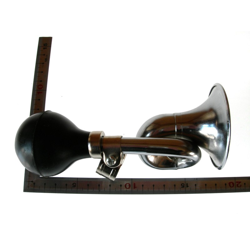 Bugle Horn Swirls & Straight Set of 2 Bicycle Horn Support