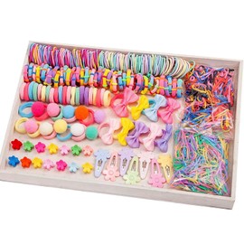 1191PCS Hair Bands and Bobbles Set, Colorful Hair Ties for Women, Girls, and Kids, Assorted Colors and Styles for All Hair Types