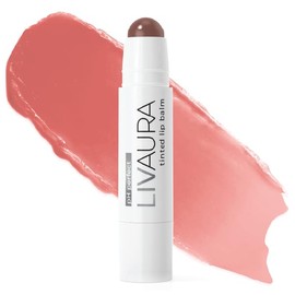 LIVAURA LIVAURA Tinted Lip Balm pH Activated Colored LipBalm, Hydrate, Glossy, Lightweight, Moisturize & Tint with Shea Butter, tinted lip balm for women, Premium Quality, Made in the USA (Mahogany)