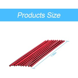 20 PCS Car Air Conditioner Decoration Strip, DIY Air Vent Outlet Trim Strip Bendable Car Interior Accessories, Car Molding Strip for Most Air Vent Outlet (Ice red)