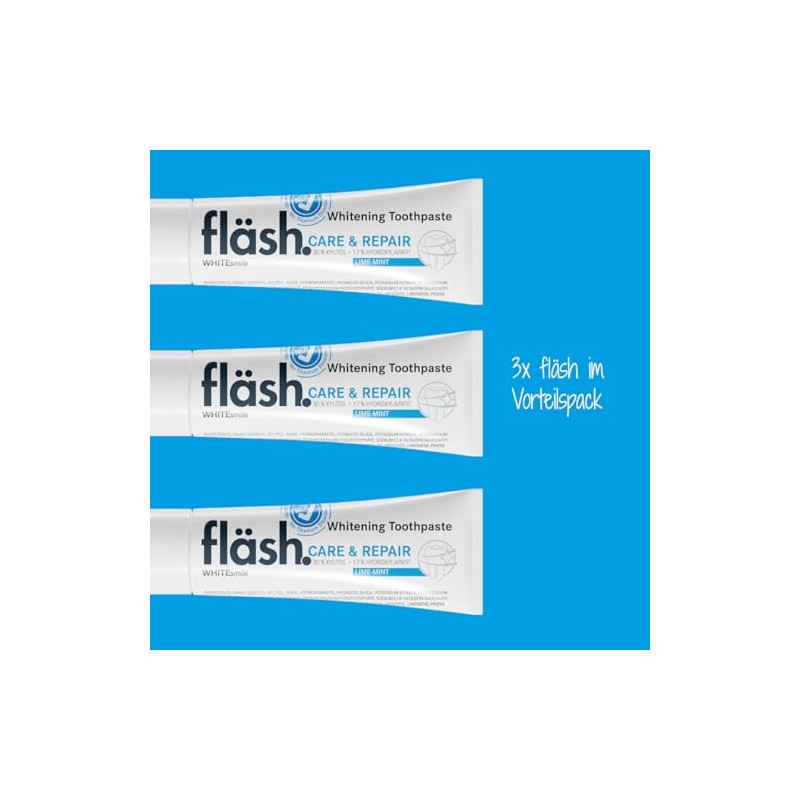 fläsh Lime Mint: Whitening Toothpaste | Daily Care for White