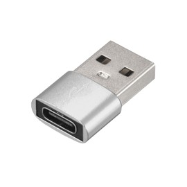 Usb 3.1 Type C Female To Usb 3.0 Male Adapter Converter | Type-C Female To Usb 3.0 Male Adapter | Usb C 3.1 Type C Female To Usb 3.0 Type A Male Port Converter For Android Mobiles. (Silver)