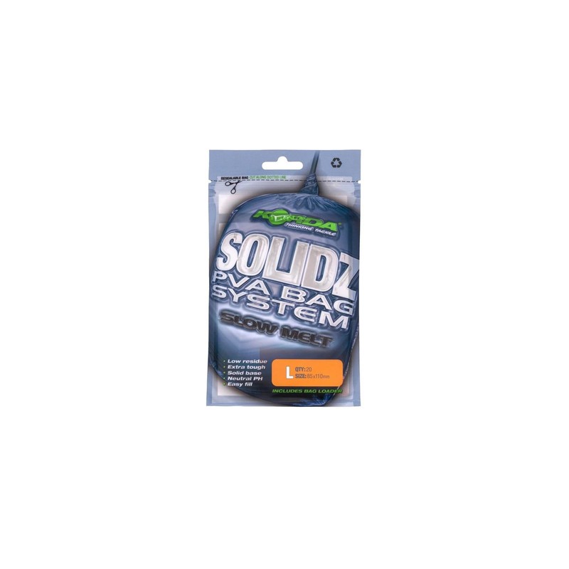 Korda Solidz Slow Melt PVA Bags: XS