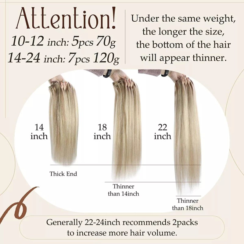 sunny hair Extensiones Cabello Auburn Marrón 14in 120gr