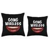 Going Wireless Dental Braces Off Gift Throw Pillow