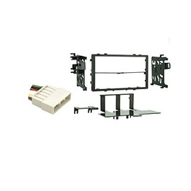 Harmony Audio Compatible with Honda Pilot 2003 2004 2005 Double DIN Stereo Harness Radio Install Dash Kit Package