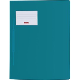 Brunnen Fact 102015056 Folder Polypropylene A4 Translucent Polypropylene Name Tag with Insert Pocket – Turquoise
