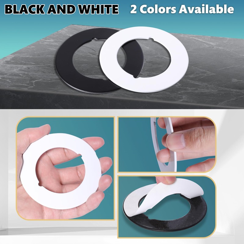 Vizava 1 Pcs Upgraded Door Knob Plates with Double-Sided Tape