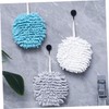 SHOWERORO 3Pcs Kitchen Towel Absorbent Hanging Hand Towels for Bathroom