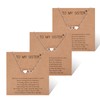 CheersLife 2/3/4/5/6 pieces sister necklaces friendship long distance stainless steel