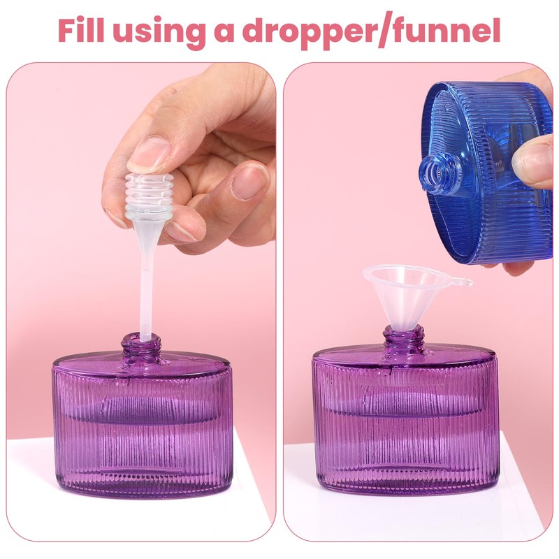 20ml Perfume Refill Pump Tools, 8 Pcs Plastic Perfume Dispenser
