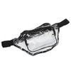 Riñonera Transparente, Riñonera Transparente PVC Multifuncional para Salidas Diarias (Negro)