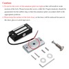 Electric Magnetic Lock 60KG 130LBS Holding Force Electromagnet Lock 12V
