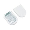 GARDINIA Bracket for Roller Blinds, 2-Pack, Includes White Decorative Caps,