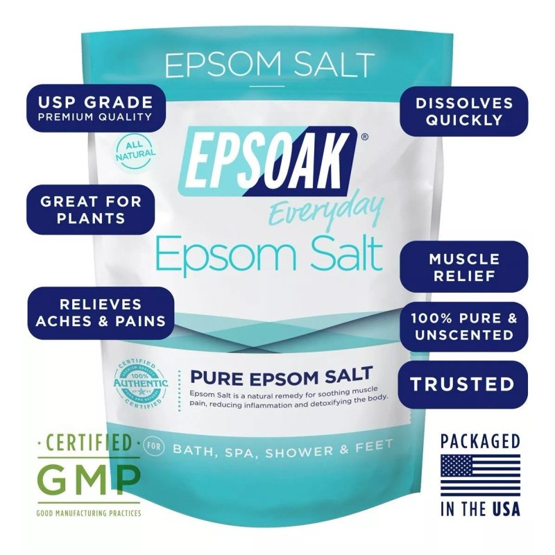 Epsoak Última Epsoak Sal De Epsom Bath Soak Bundle (6