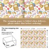 FYSUIMU 6 Sheets Back to School Wrapping Paper -Not Roll-