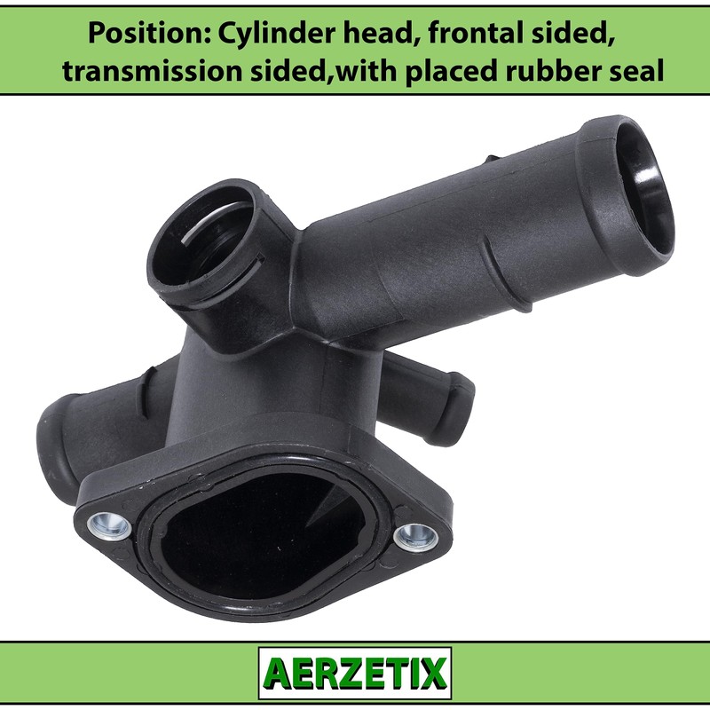 AERZETIX - C67184 - Coolant flange with gasket - installation