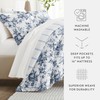 Merit Linens Bedding Bundle, Patterned Microfiber Comforter Set and Solid