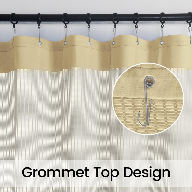 Phating Flame Retardant Hospital Curtains Room Divider,Grommet Cubicle Curtains Divider