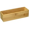 Lipper International 8381 Bamboo Wood Stacking Drawer Organizer Box, 9"